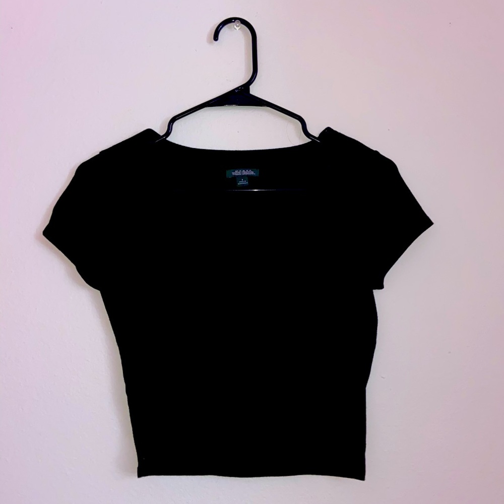 Black Crop Top